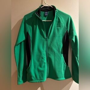 Women's Reebok Fleece Full Zip Medium Green